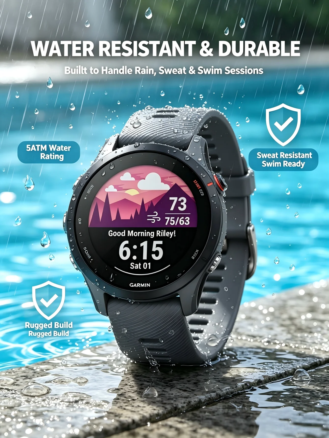 Garmin Forerunner 255 Sports Smartwatch - Image 2