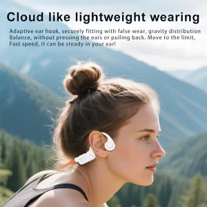 Open-Ear Bone Conduction Wireless Sports Headphones with Mic & Type-C Charging - Thumbnail Image 5