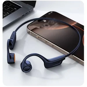Open-Ear Bone Conduction Wireless Sports Headphones with Mic & Type-C Charging - Thumbnail Image 8